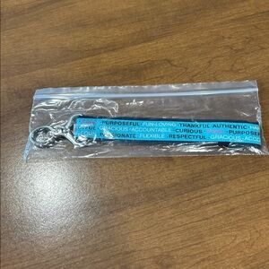 Thirty-one Blue and Black Key Fob